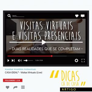 Visita virtual e presencial: duas formas de conhecer melhor um im&oacute;vel