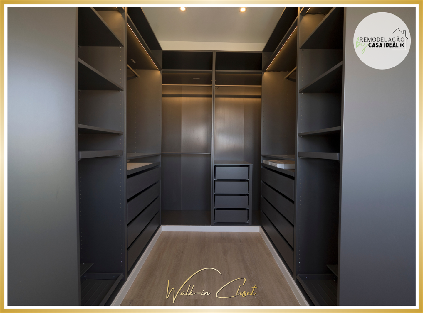 Projeto Remodelação by Casa Ideal®: Casa Walk-in